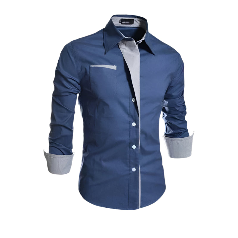 Stessil – Herrenhemd Langarm – Elegantes Baumwollhemd für Sommer & Freizeit