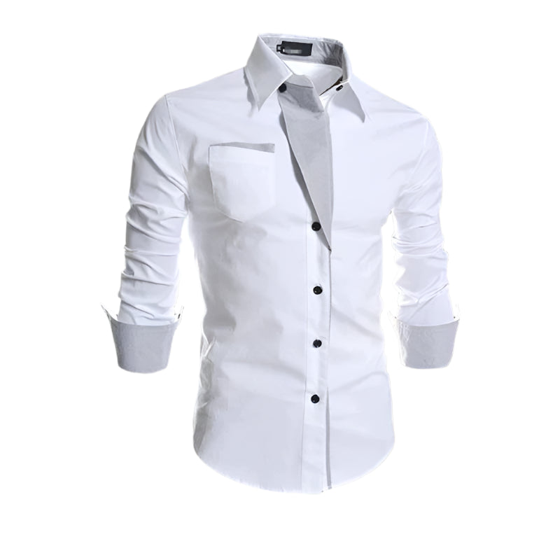 Stessil – Herrenhemd Langarm – Elegantes Baumwollhemd für Sommer & Freizeit