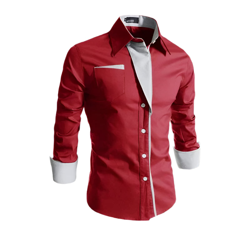 Stessil – Herrenhemd Langarm – Elegantes Baumwollhemd für Sommer & Freizeit