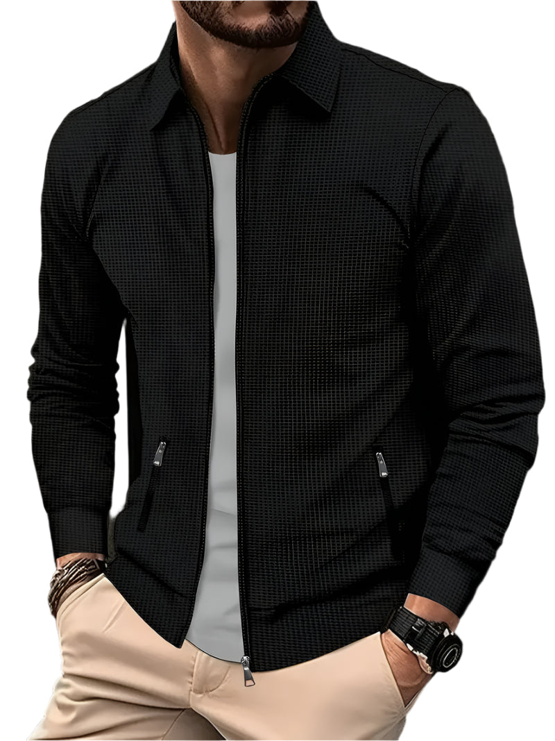 Stilvolle Herren Übergangsjacke – Praktischer Reißverschluss & Modernes Design 3