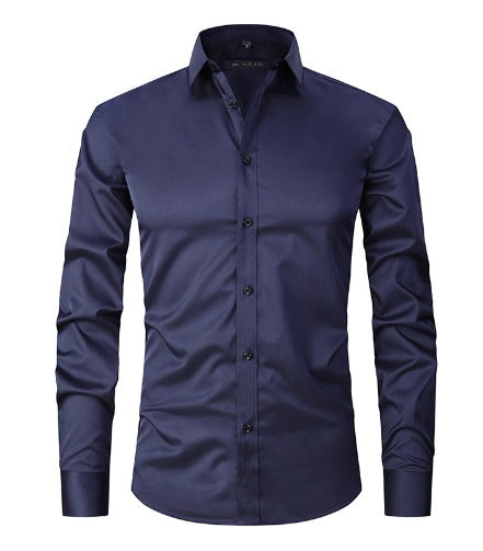 Stretch Hemd für Herren – Knitterfrei & Bequem 4