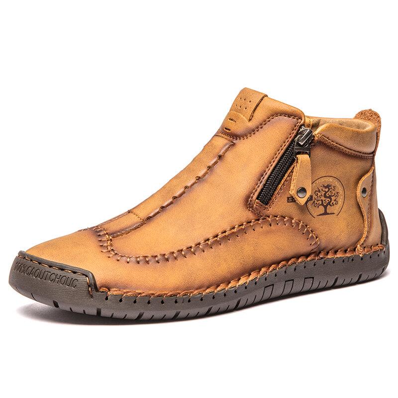 Stylische schwarze Stiefeletten für Herren – Bequem & Vielseitig