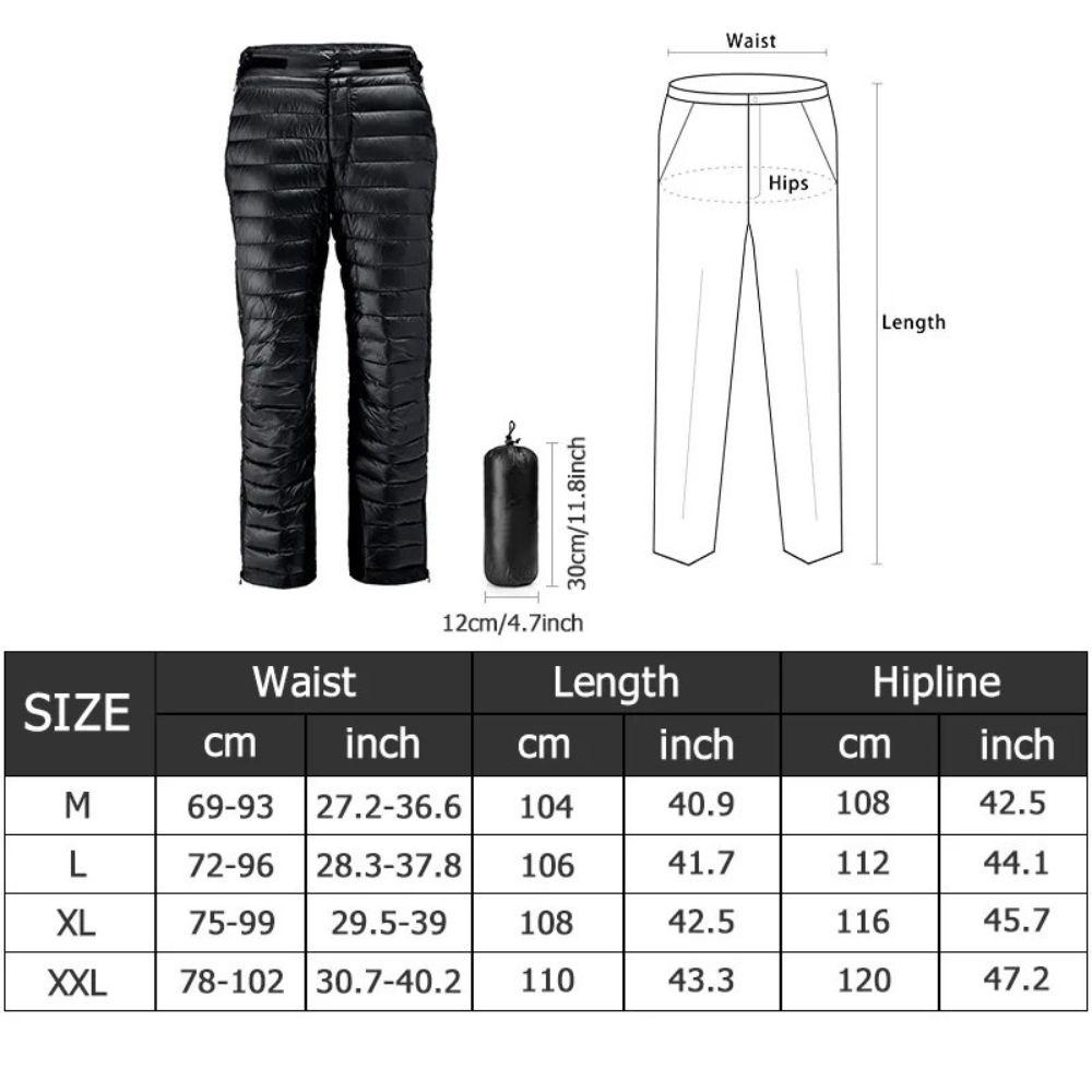 Thermohose Damen/Herren – Leicht & Wasserabweisend – Ideal für Outdoor-Aktivitäten bei Kälte