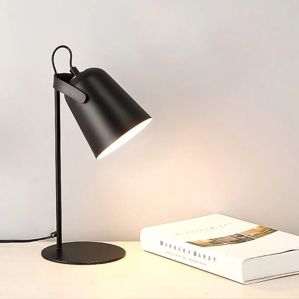 Tischlampe – Kreatives Eimerdesign in Nordic Farben – Sanfte Beleuchtung für Wohnräume