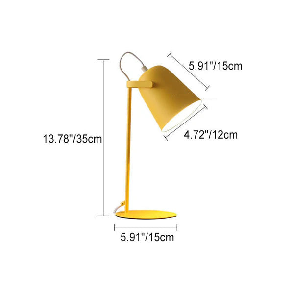 Tischlampe – Kreatives Eimerdesign in Nordic Farben – Sanfte Beleuchtung für Wohnräume