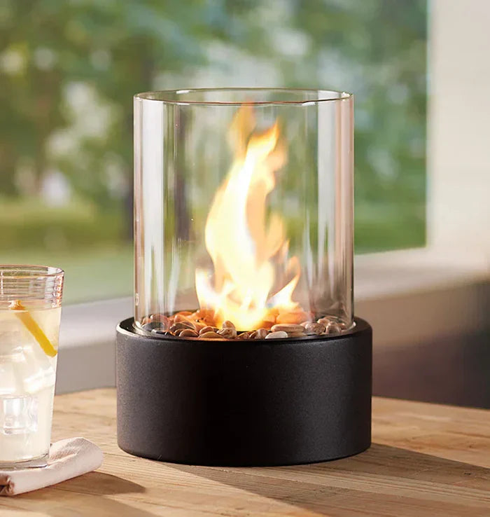 Tischlaterne – Modernes Design & Wetterfest – Ideal für Gemütliche Abende Drinnen und Draußen