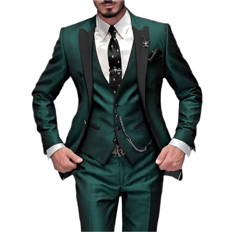 Toni – Dreiteiliger Herrenanzug – Eleganter Business-Look aus Leinen 1
