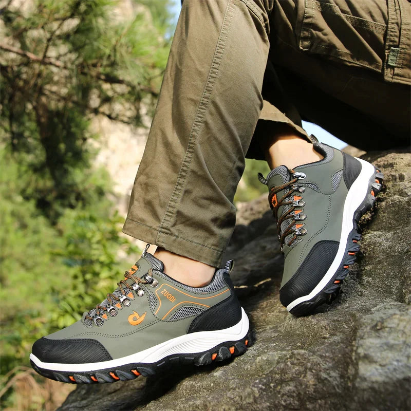 Trekking Schuhe Herren – Atmungsaktiv & Rutschfeste Sohle – Ideal für Outdoor-Aktivitäten