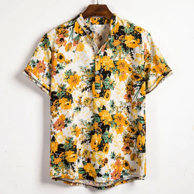 Tropenstyle – Herrenhemd Kurzarm – Lässig & Elegant für den Sommer