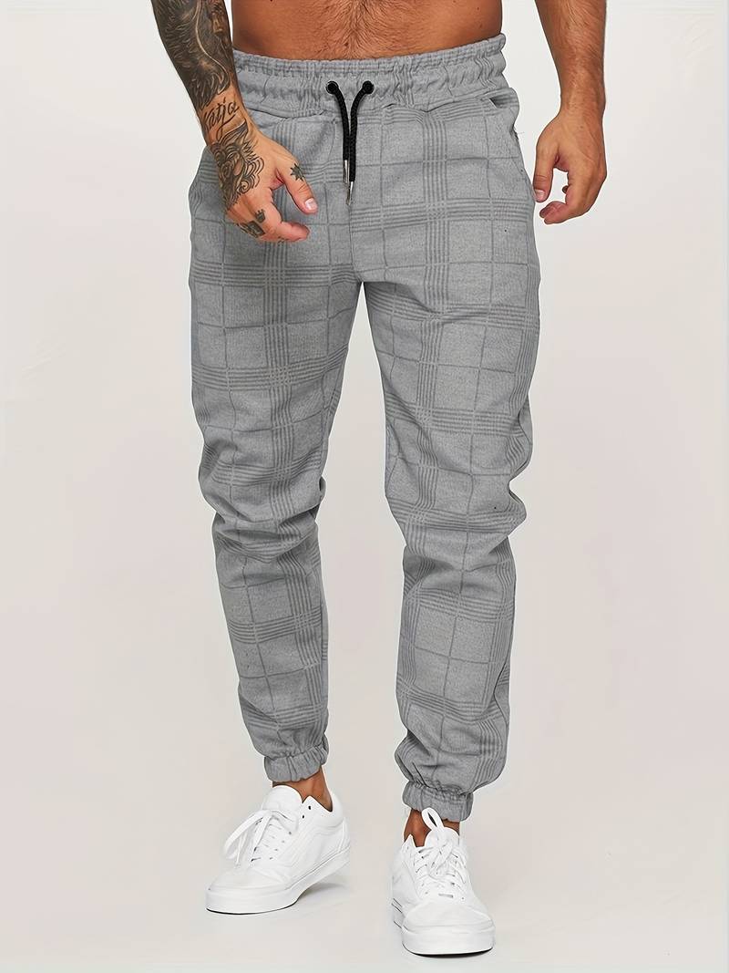 Urban Style – Jogginghose Herren – Bequem mit Modernem Karomuster