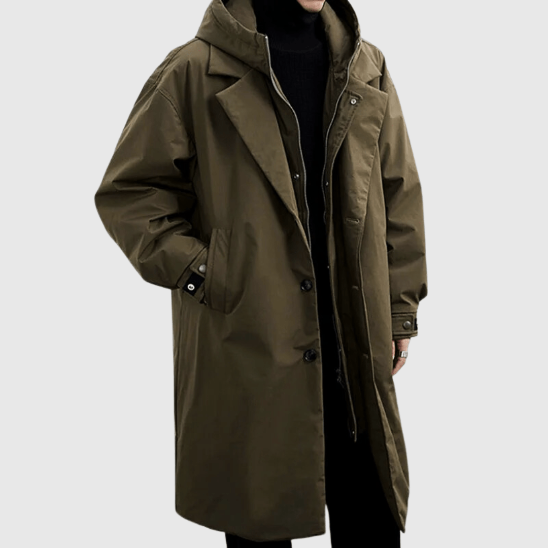 Urban Style – Herren Regenmantel – Wasserdicht & Atmungsaktiv 0