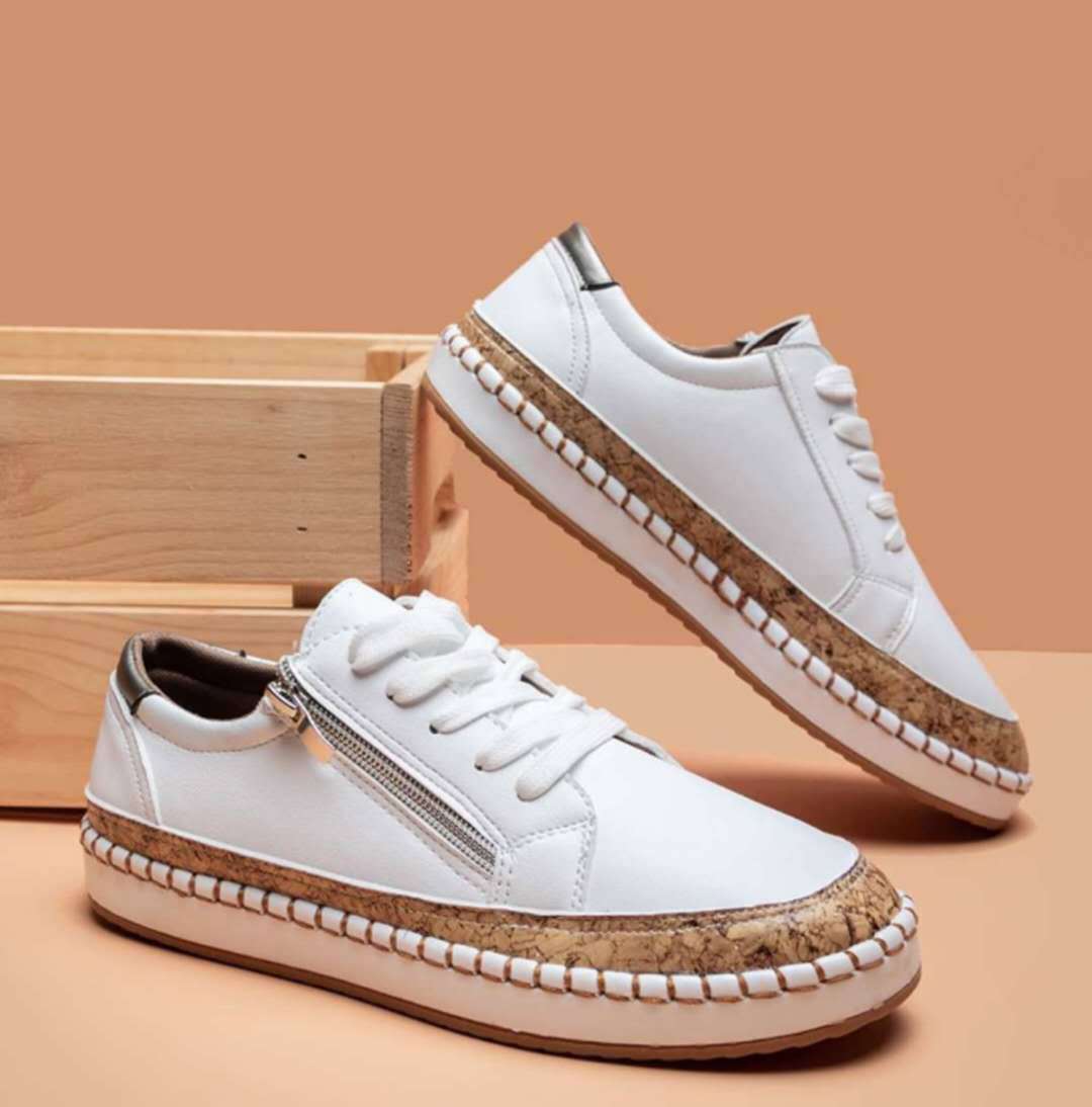 Vintage Chic – Vulkanisierte Schuhe für Damen – Bequem & Vielseitig