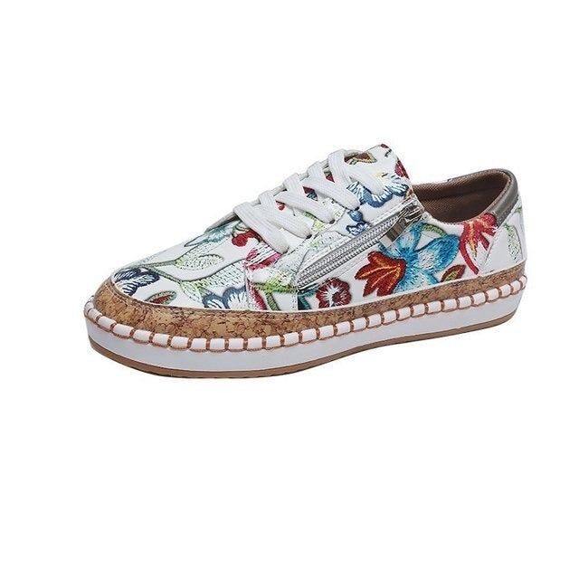 Vintage Chic – Vulkanisierte Schuhe für Damen – Bequem & Vielseitig