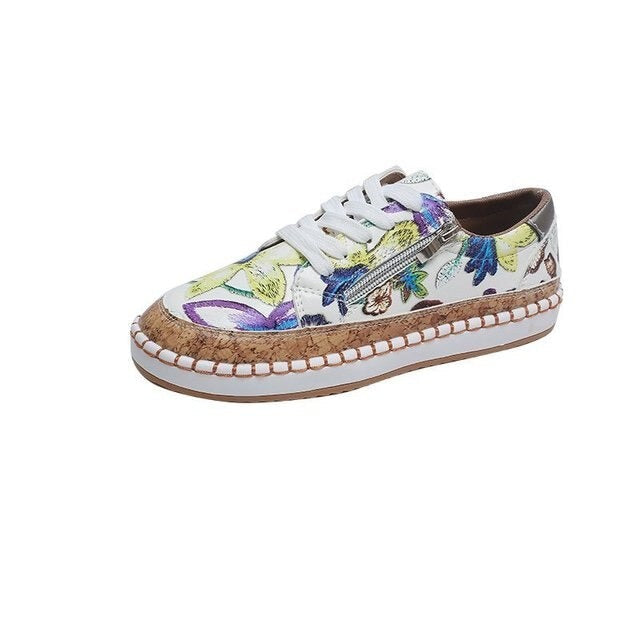 Vintage Chic – Vulkanisierte Schuhe für Damen – Bequem & Vielseitig