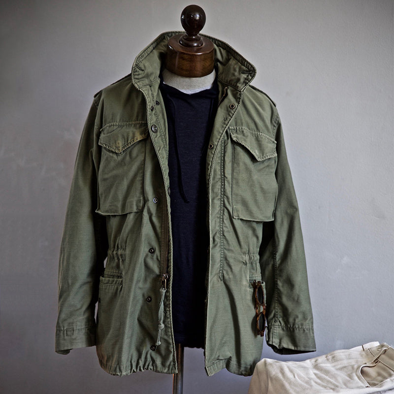 Vintage Feldjacke für Männer – Robuster Military-Style