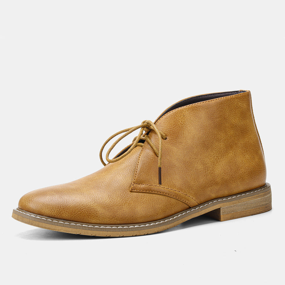 Vintage Herren Boots – Klassisches Design aus Leder – Komfortabel & Langlebig