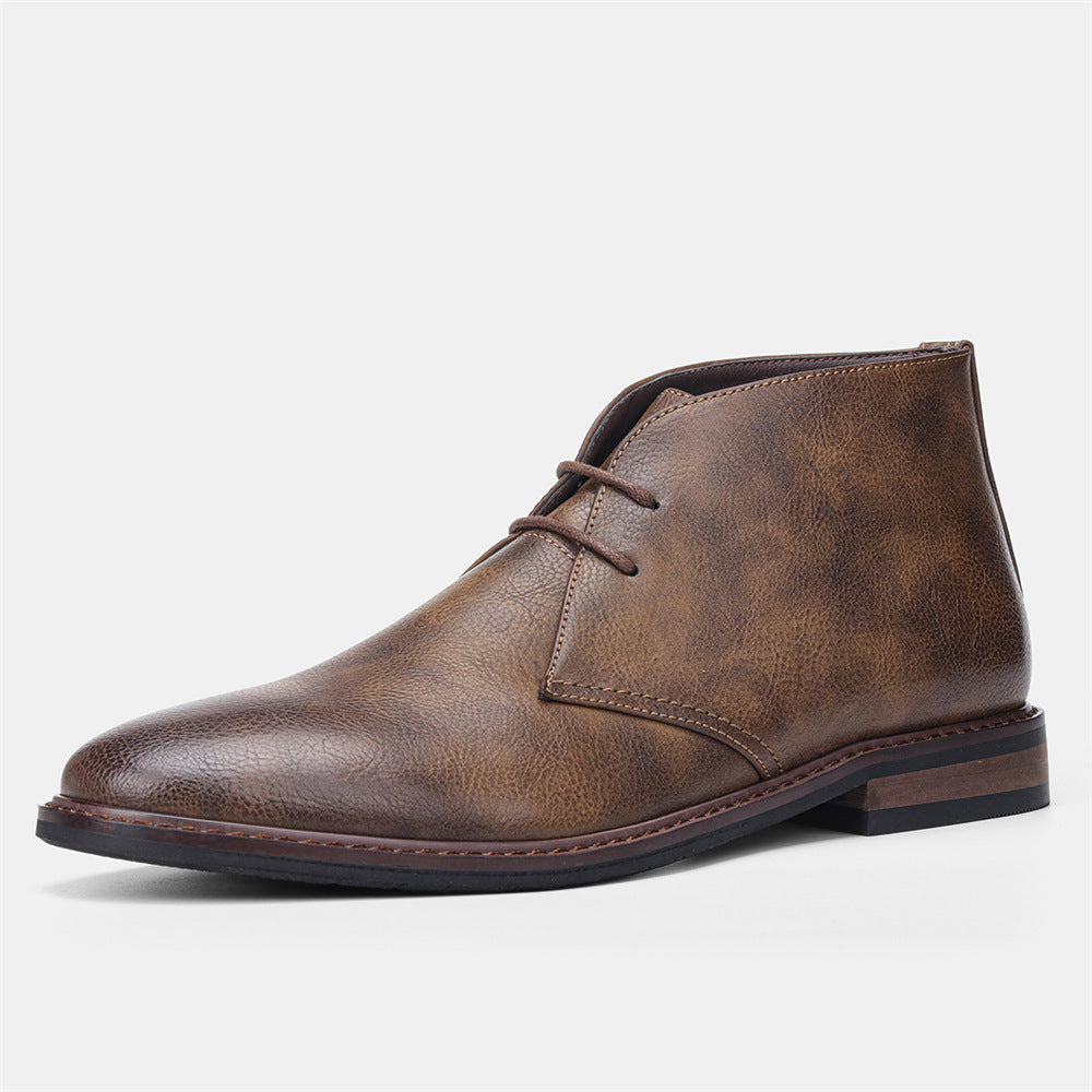 Vintage Herren Boots – Klassisches Design aus Leder – Komfortabel & Langlebig