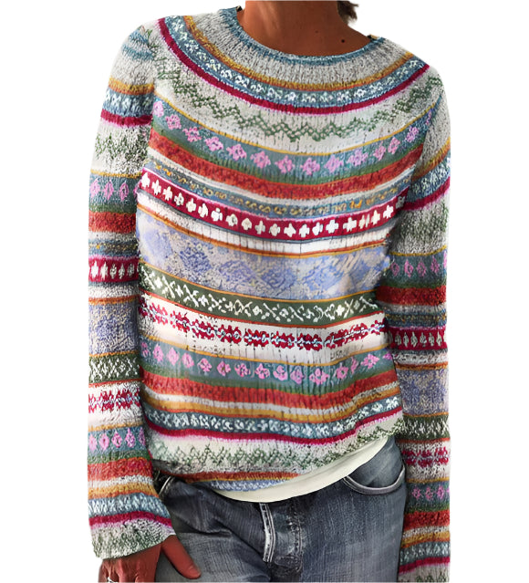 Vintage Strickpullover Damen – Klassischer Stil für den Herbst – Bequem & Vielseitig 1