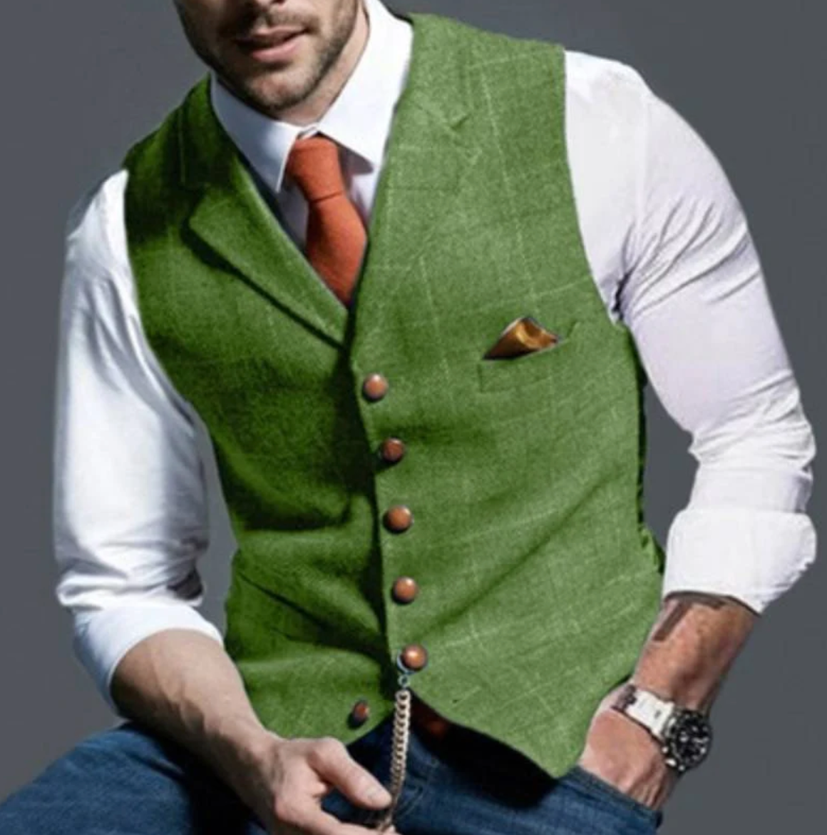 Vintage Weste für Herren – Klassischer Stil & Vielseitigkeit