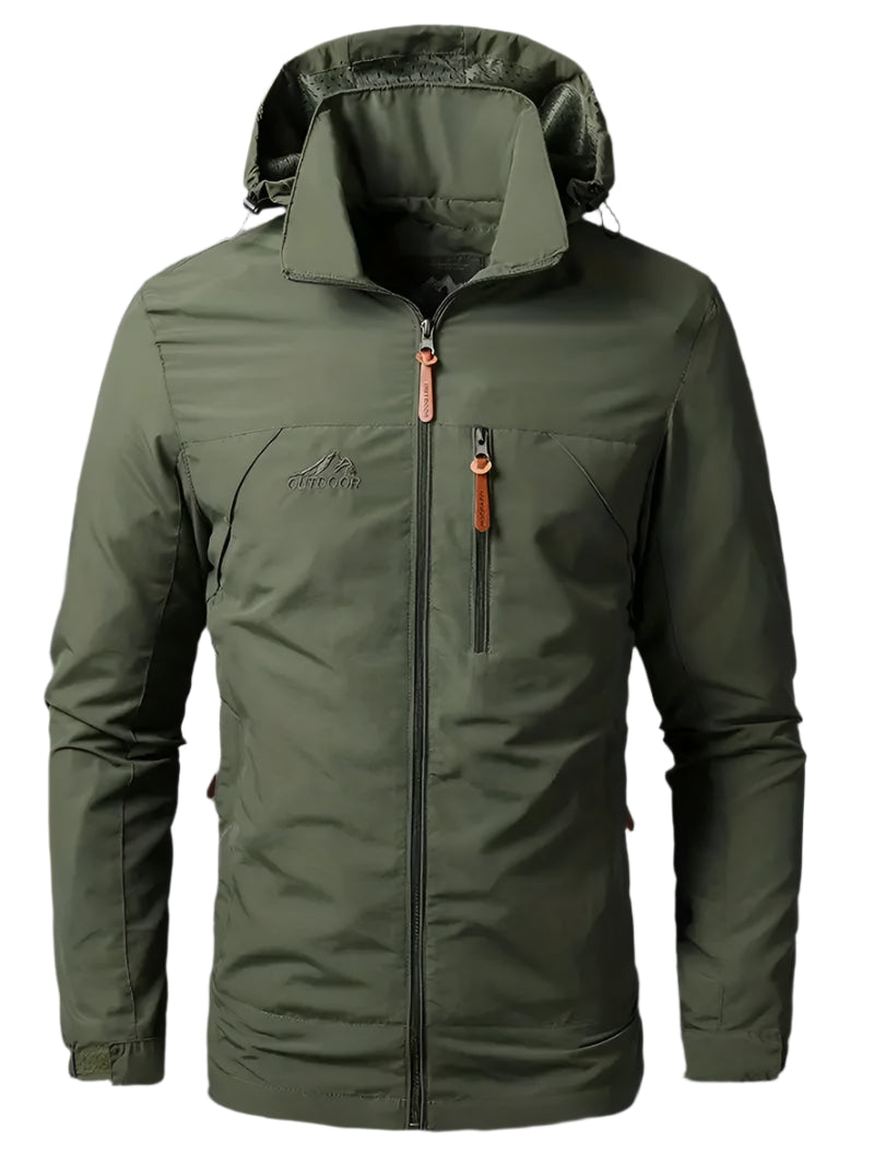 Wasser- und Winddichte Herrenjacke – Ideal für Outdoor-Aktivitäten 0