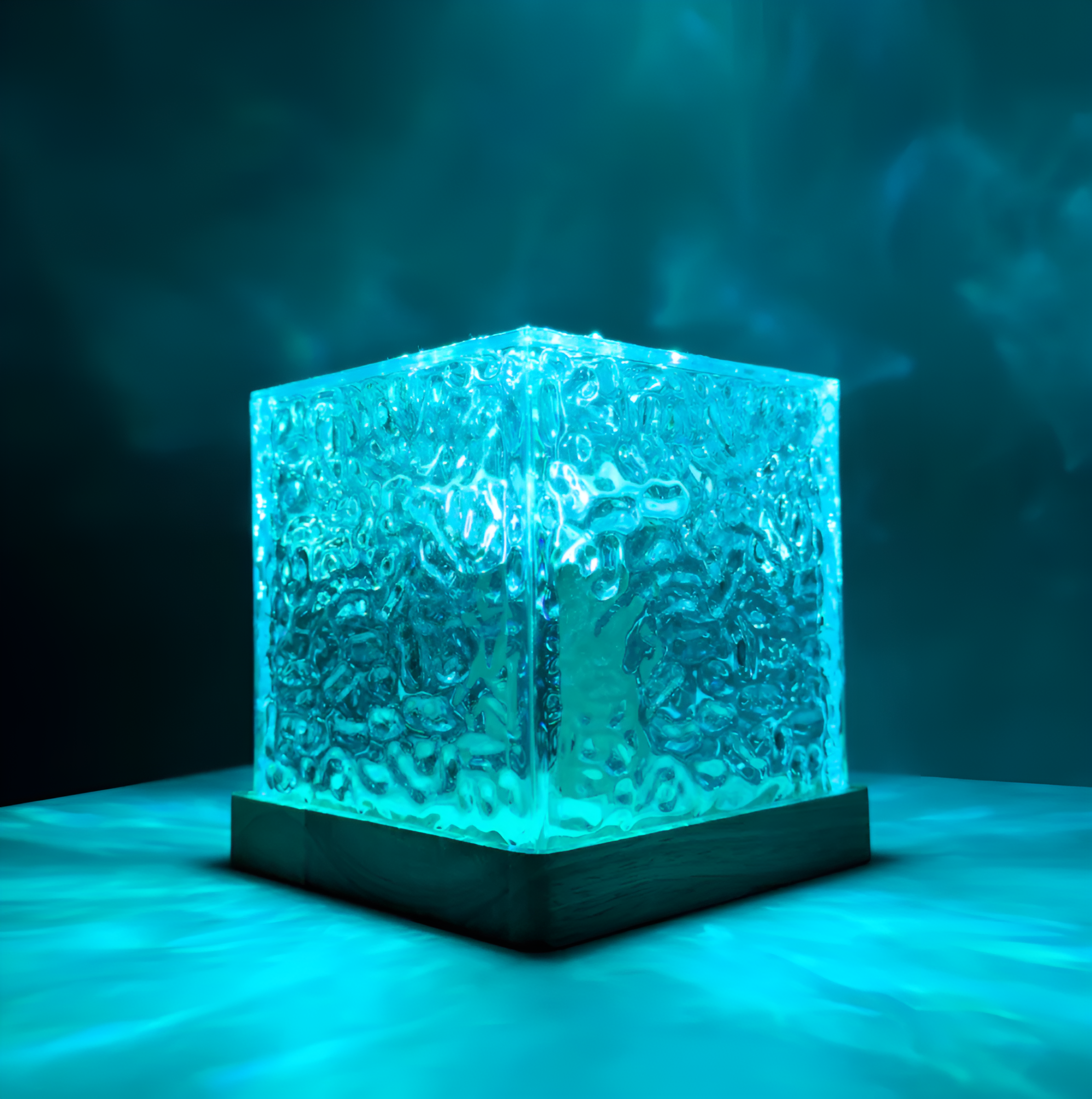 WaveAura – LED-Projektor mit Wasserwellen-Effekt & Fernbedienung