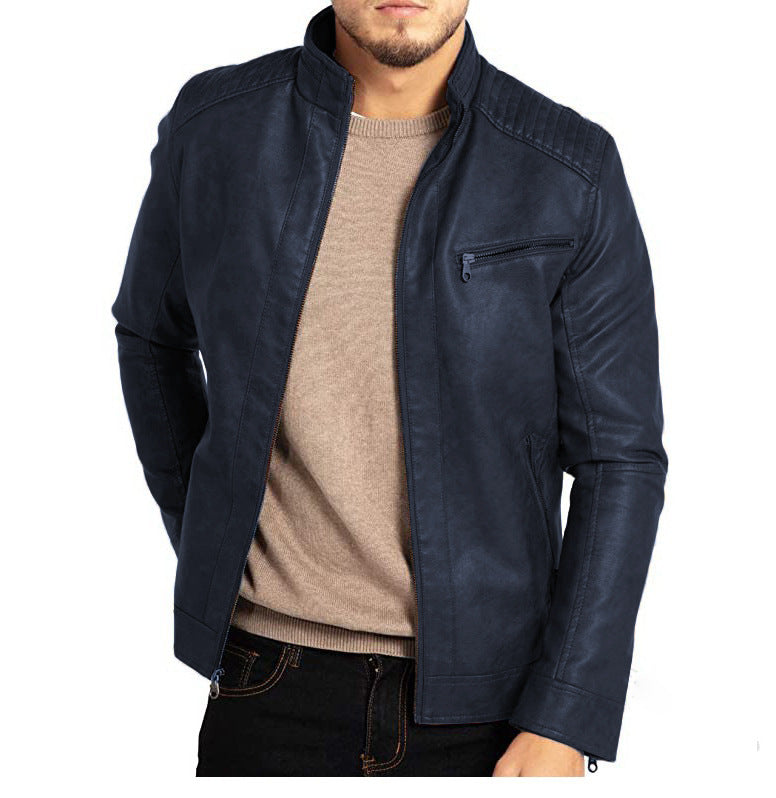 Winddichte Lederjacke für Herren – Stilvoll & Komfortabel 3