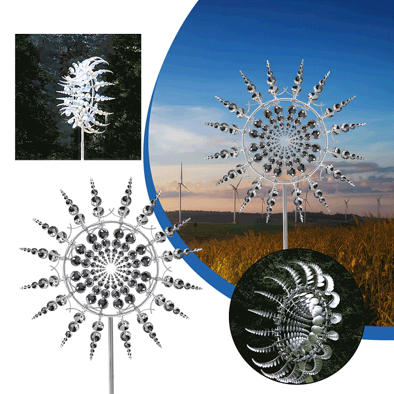 Windspinner – Wetterfest & Farbenfroh – Einzigartige Garten Dekoration