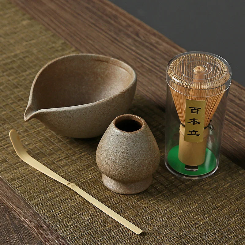 YUKIRO – 4-teiliges Matcha Set im traditionellen japanischen Stil