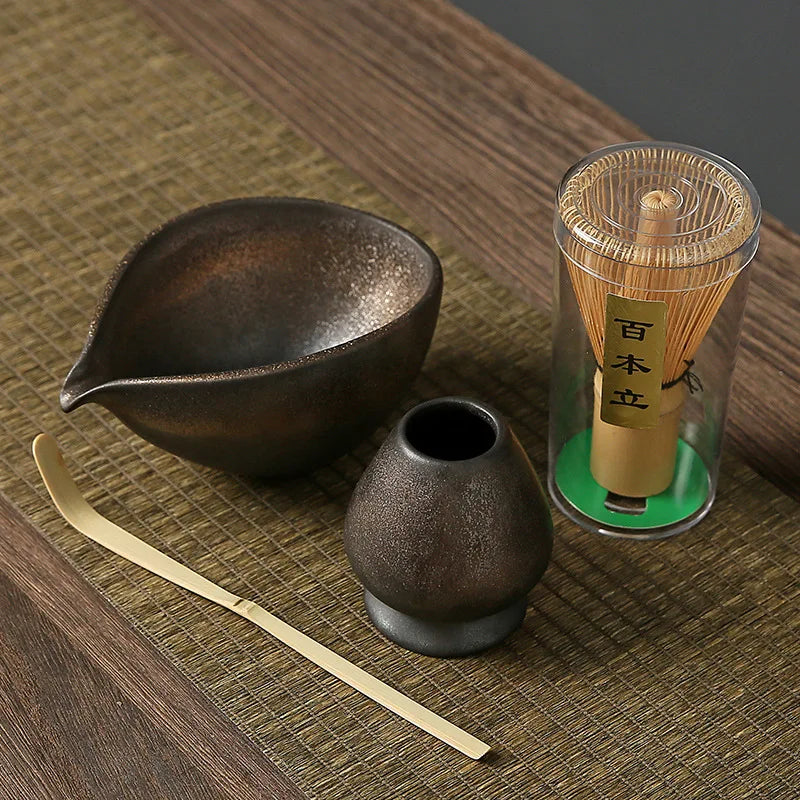 YUKIRO – 4-teiliges Matcha Set im traditionellen japanischen Stil