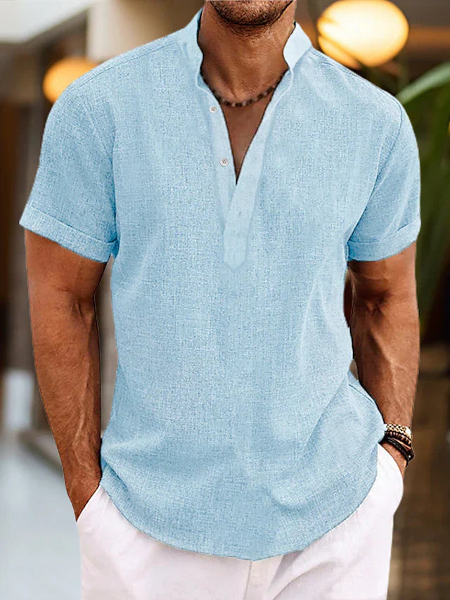 Luke – Herren Poloshirt mit V-Ausschnitt – Bequem & Stilvoll