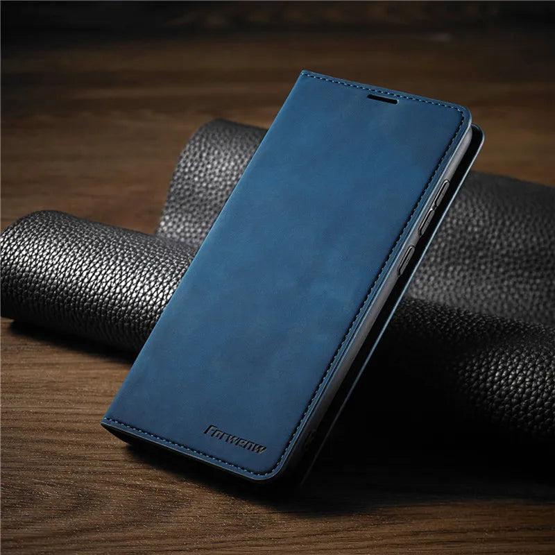 iPhone Hülle – Magnetisch & Stilvoll – Robuste Ledertasche für iPhone 14 Pro/Max, 13, 11