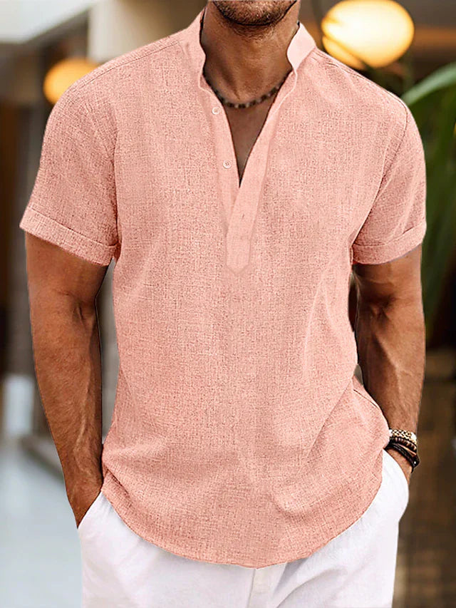 Luke – Herren Poloshirt mit V-Ausschnitt – Bequem & Stilvoll